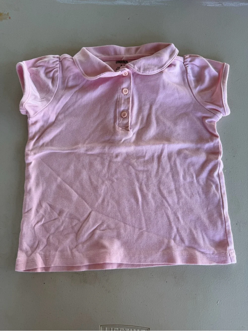 Gymboree Girls Uniform Ruffle Polo